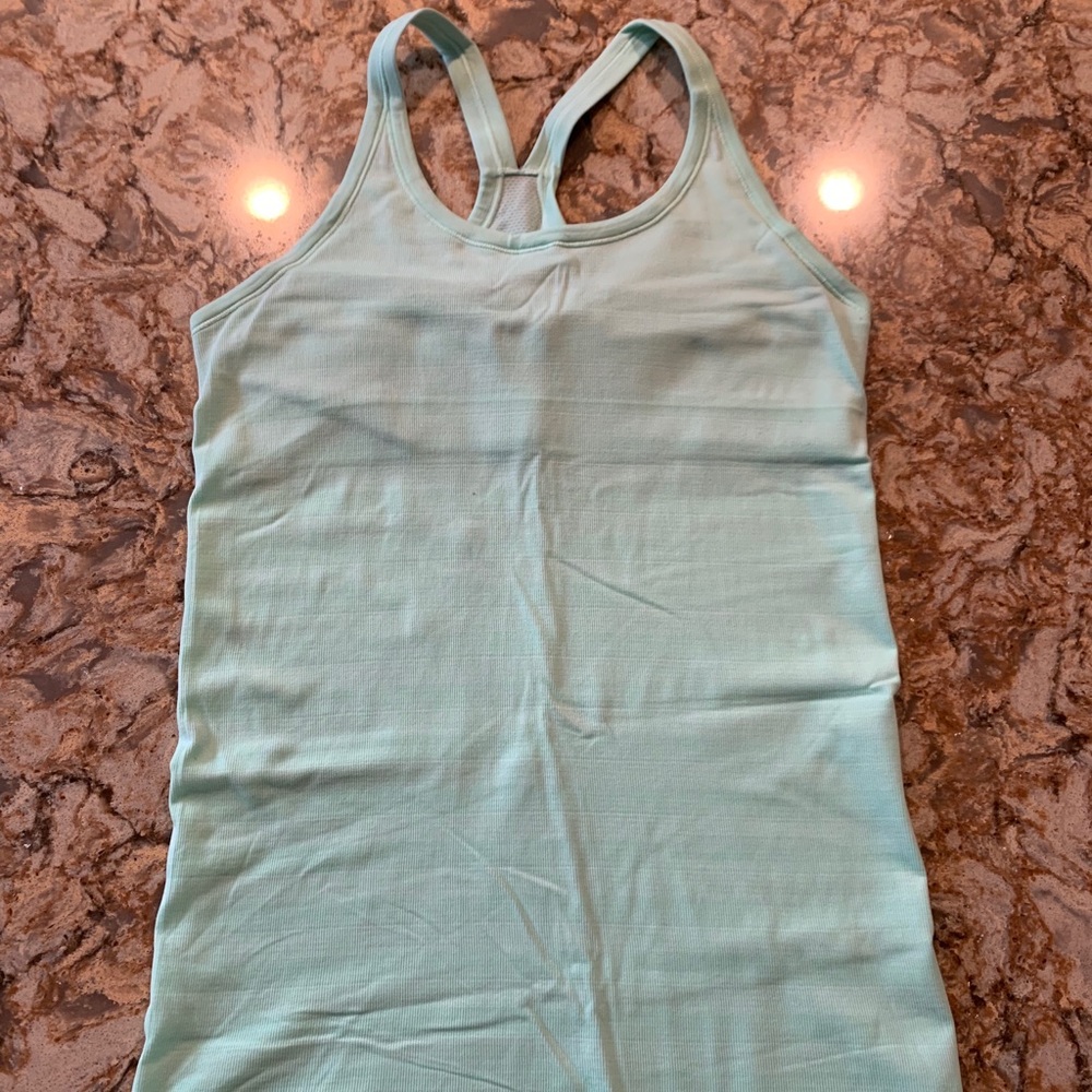 lululemon athletica Mint Green Tank Top